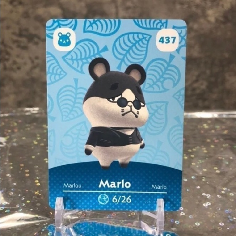 Marlo #437 Animal Crossing Amiibo Card